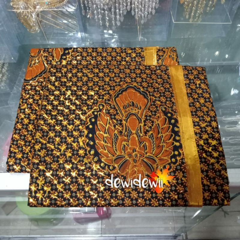 [Sepasang] Jarik Orangtua Besan Prodo - Motif Truntum Garuda  || Instan &amp; Lembaran