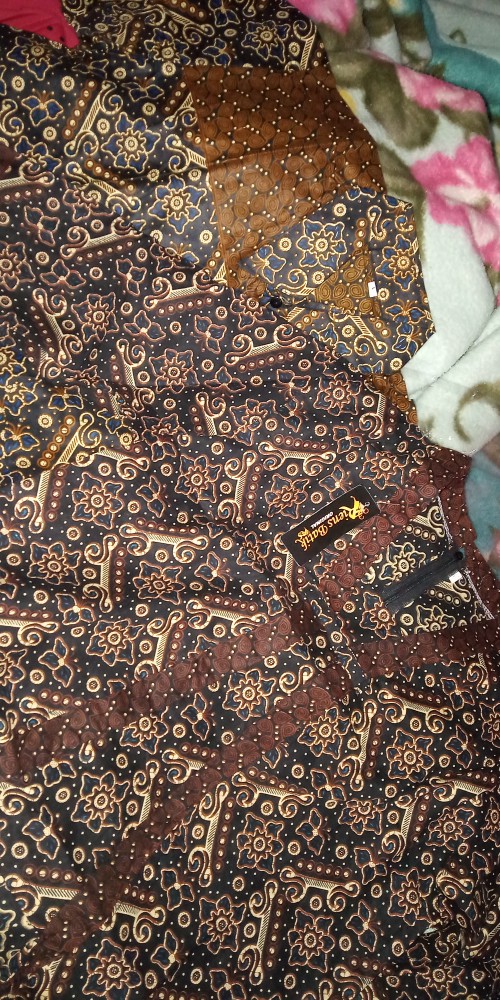 Batik Couple Keluarga Sania Ruffle Ori Ndoro Jowi Dnt Mataram