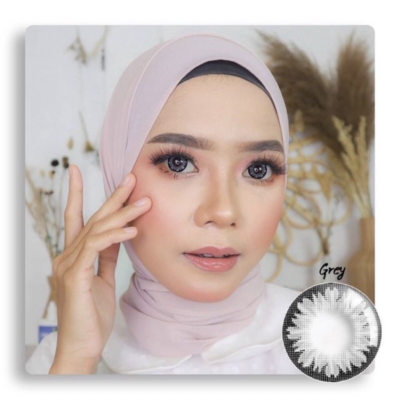 [✅ COD] SOFTLENS X2 MOCHI GREY 16 MM / SOFTLENS UNTUK MAKEUP / SOFTLENS UNTUK COSPLAY DAILY - Lensa 