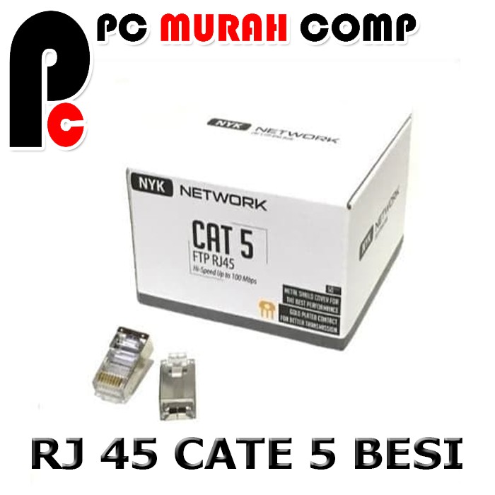 CONNECTOR RJ45 BESI ISI 50PCS