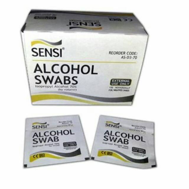 Sensi alcohol swabs