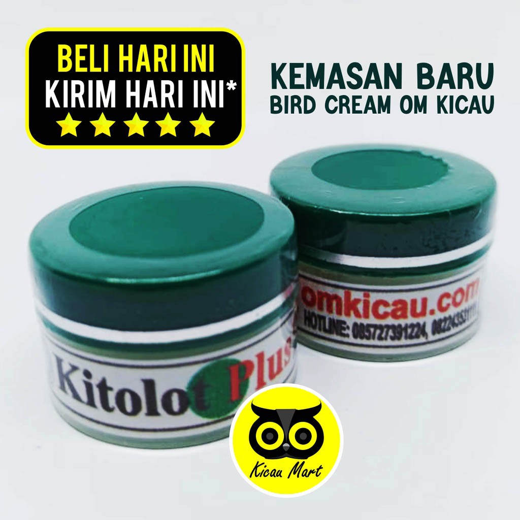 OBAT BURUNG LOVEBIRD MURAI KACER KUCING ANJING MATA BENGKAK BIRD KITOLOT CREAM OM KICAU OBTCCES1