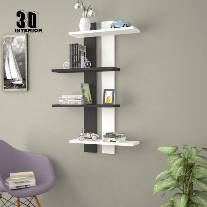 Rak pajangan dinding | Rak bunga Rak Buku Minimalis