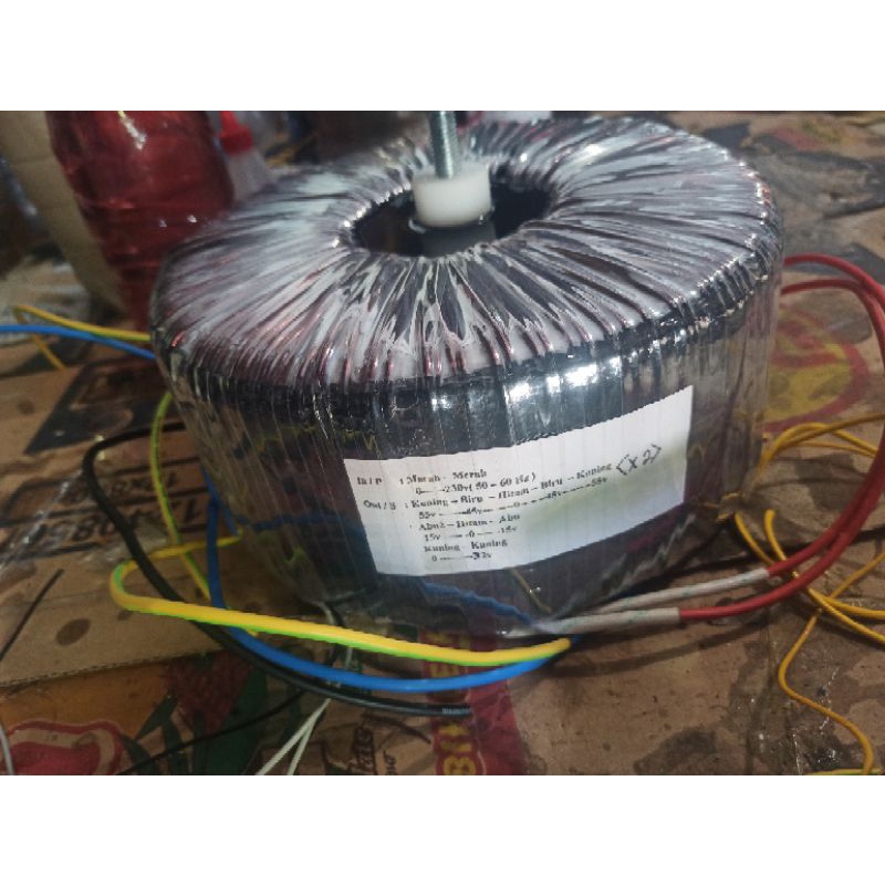 trafo toroidal donat 20a dobel ct55 murni