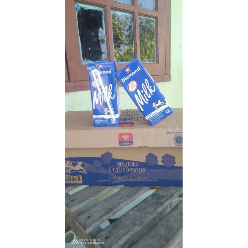 

susu UHT full cream 200 ml plain