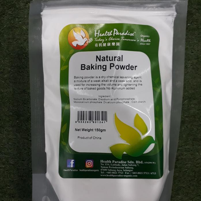 

Health paradise natural baking powder 150 g
