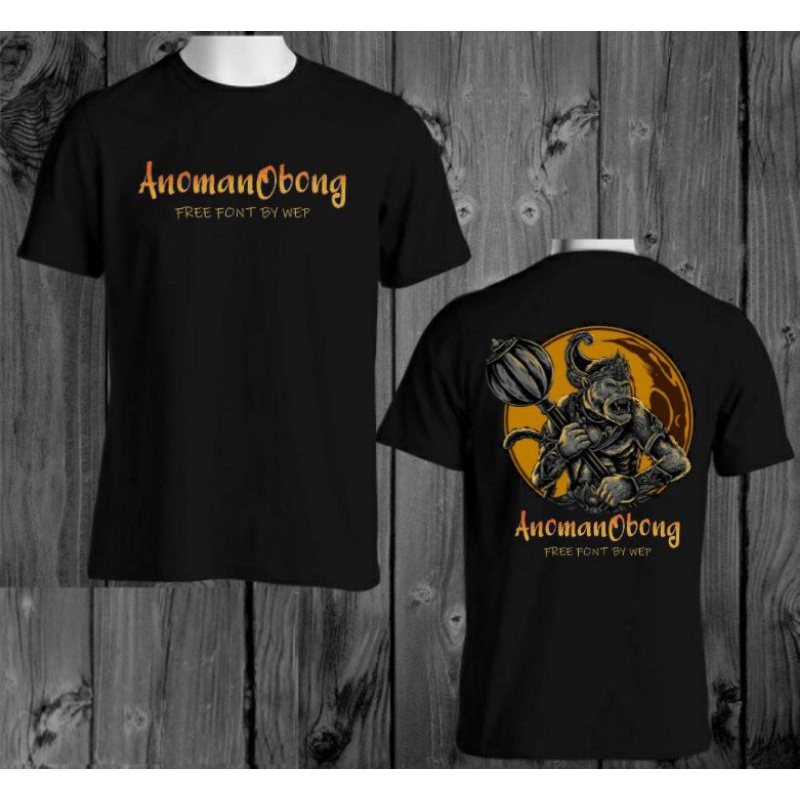 NBTf / /KAOS T-shirt  MERCHANDISE "ANOMAN OBONG" RAHWANA budaya jawa culture ! !  WARNI   THANKINSOM