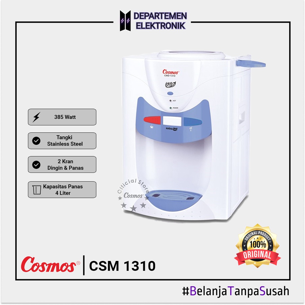 Cosmos CWD 1310 – Dispenser Hot and Cold MURAH BANGET / GARANSI RESMI