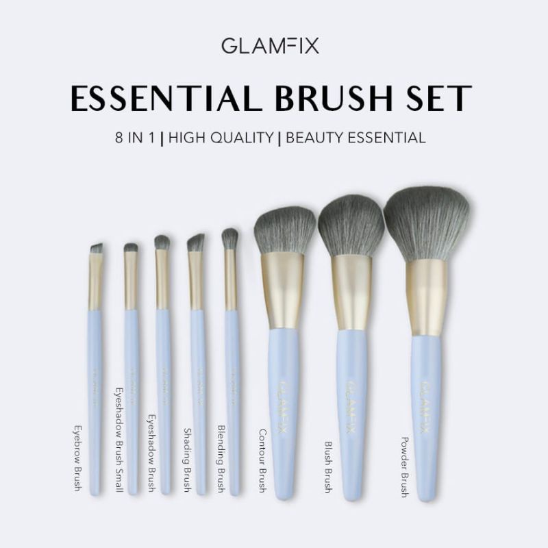 Glam Fix Essential Brush Set 8 Pcs