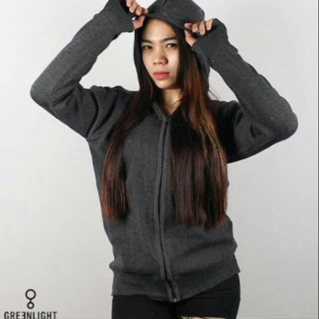 JAKET SWEATER RAJUT GREENLIGHT WANITA PREMIUM