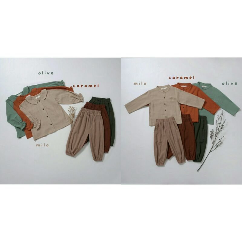 Ammar dan Amira Set | Setelan Muslim Anak Couple