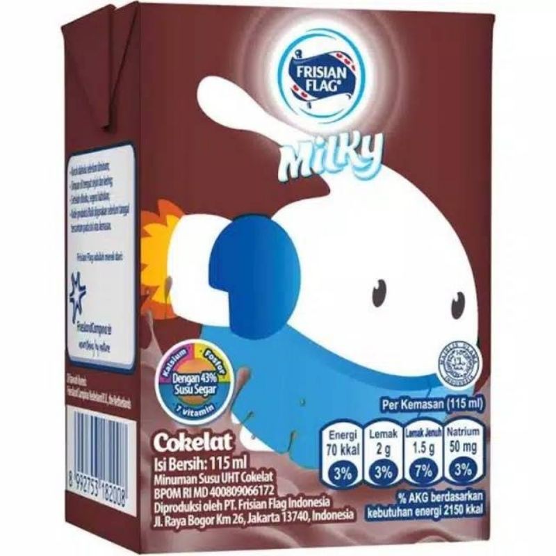 

Susu Bendera UHT 115ml