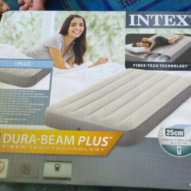 Intex 64707 ( 64101 ) - Kasur Angin High Quality - Intex Dura Beam Plus Twin