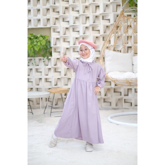 Terlaris Gamis anak N.A.Fdstore colection usia 3_5 th Keren