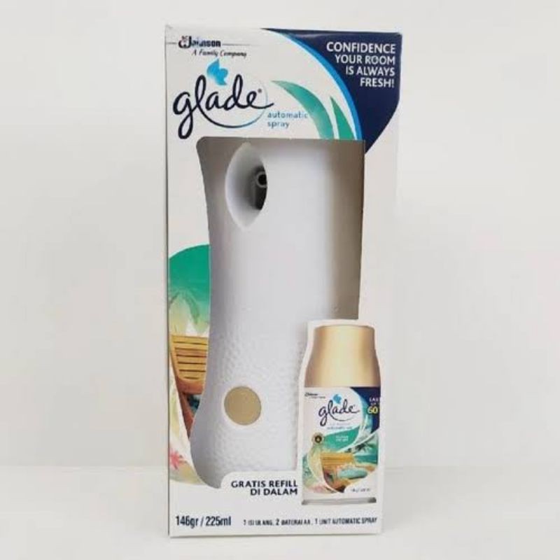 Glade dispenser pengharum ruangan parfum otomatis sprayer Ocean Escape