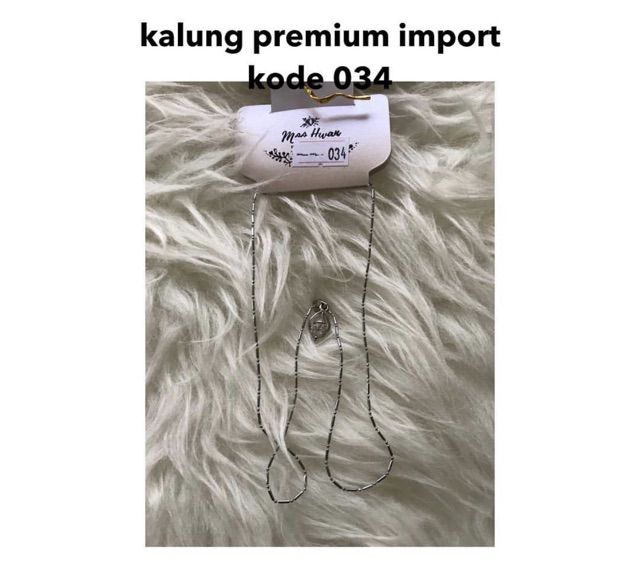 Kalung import anti karat - import import