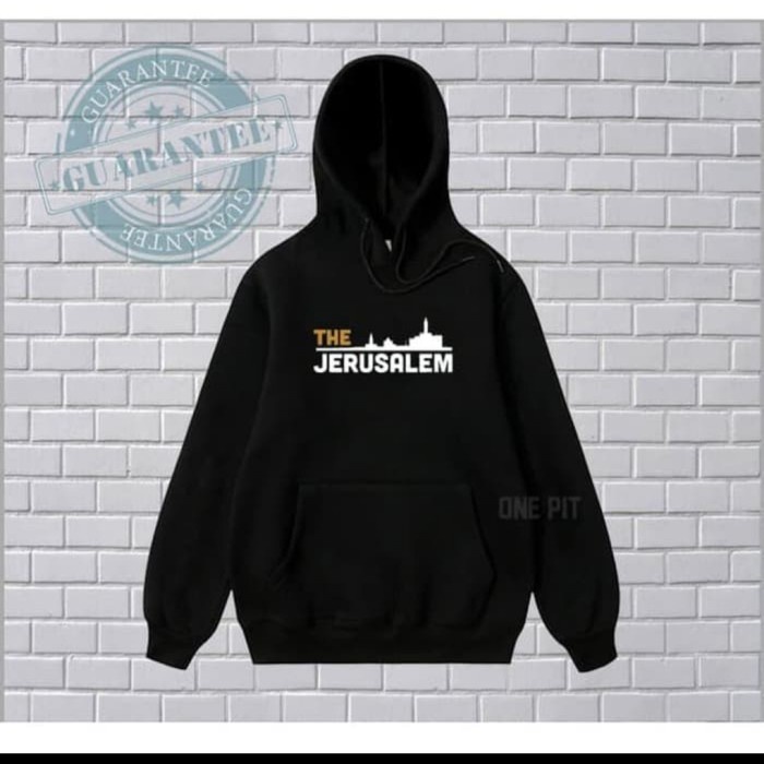 HOODIE JAKET SWEATER JUMPER PALESTINA JERUSALEM JAKET DISTRO