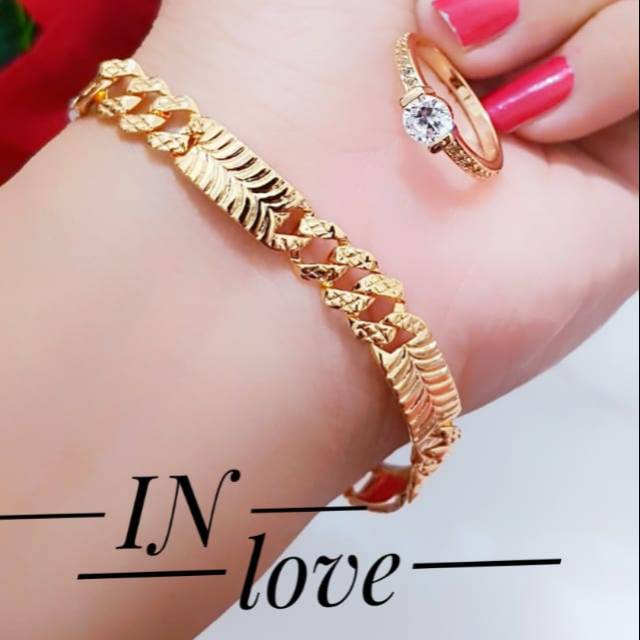 Set gelang cincin