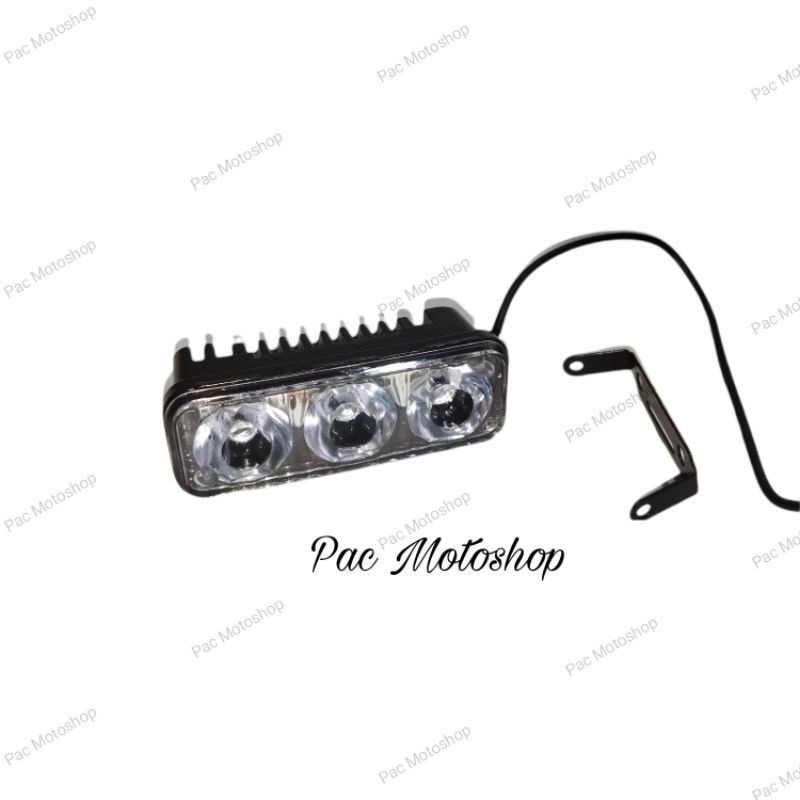 Lampu Led 3 Mata || Lampu Sorot Motor