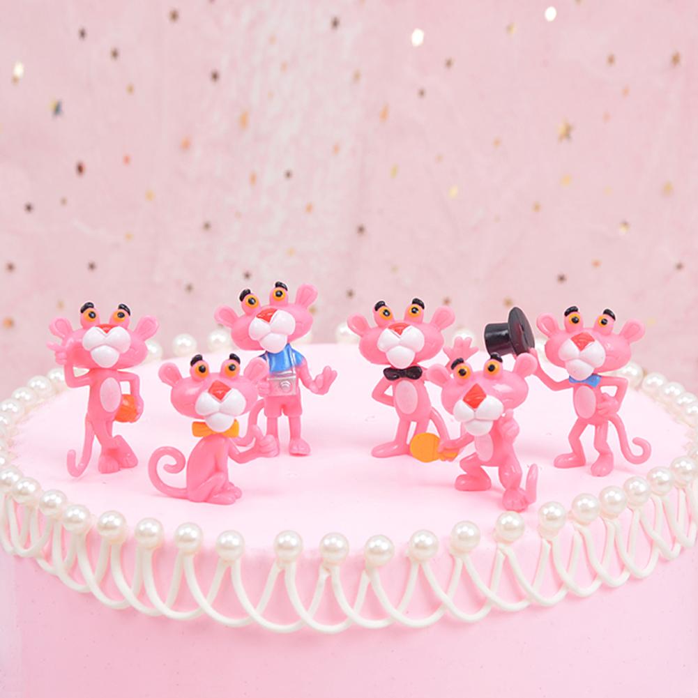 Ornamen Topper Kue Desain Pink Panther Untuk Dekorasi