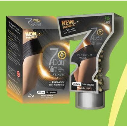 7 days slim platinum original, 7days slimplatinum new, pelangsing aman PREMIUM