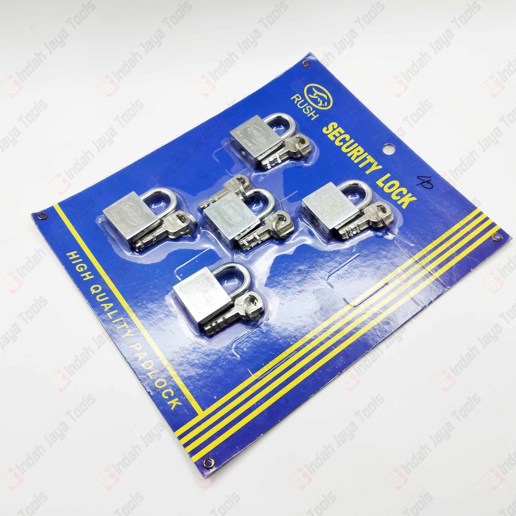 RUSH 40 MM 5 Pcs Kunci Gembok Master Key Set Rumah Toko Gerbang