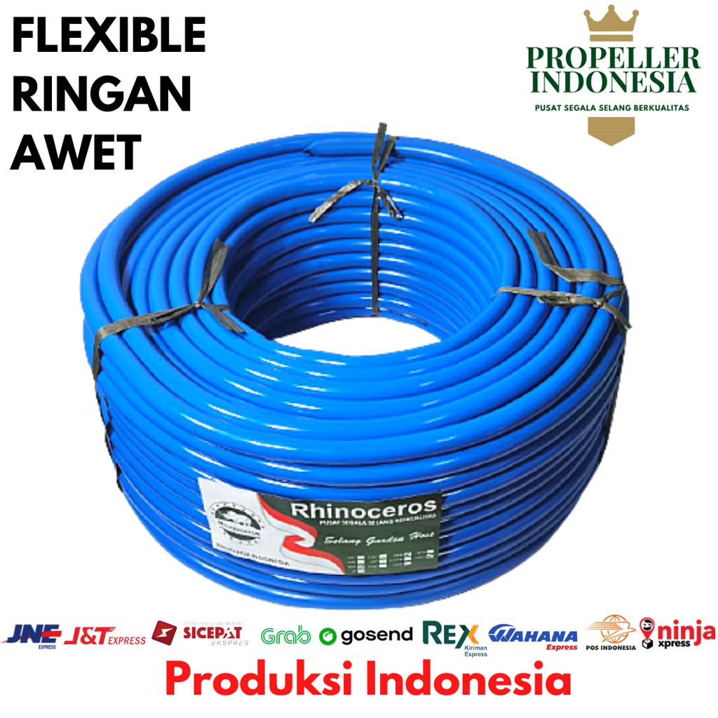 Selang Air Dop 5/8 1MM 50Meter Selang Air Taman Selang Siram Tanaman Selang Air Elastis