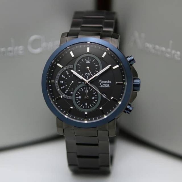 Jam Alexander Christie pria 6563 crono aktif original garansi resmi 1 tahun free box