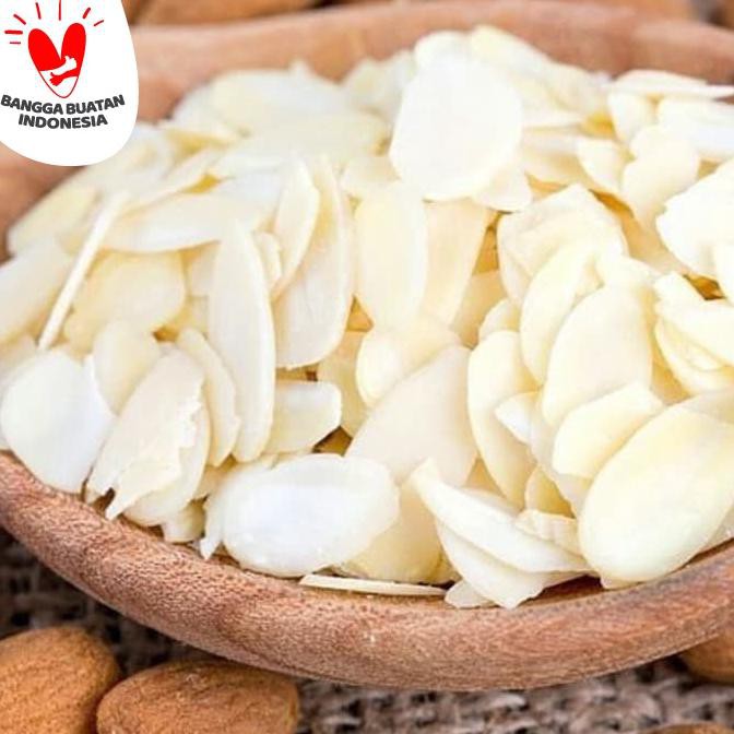 

Almond Slice 250 gram / Irisan Almond Mentah 250g BERKUALITAS Kode 343
