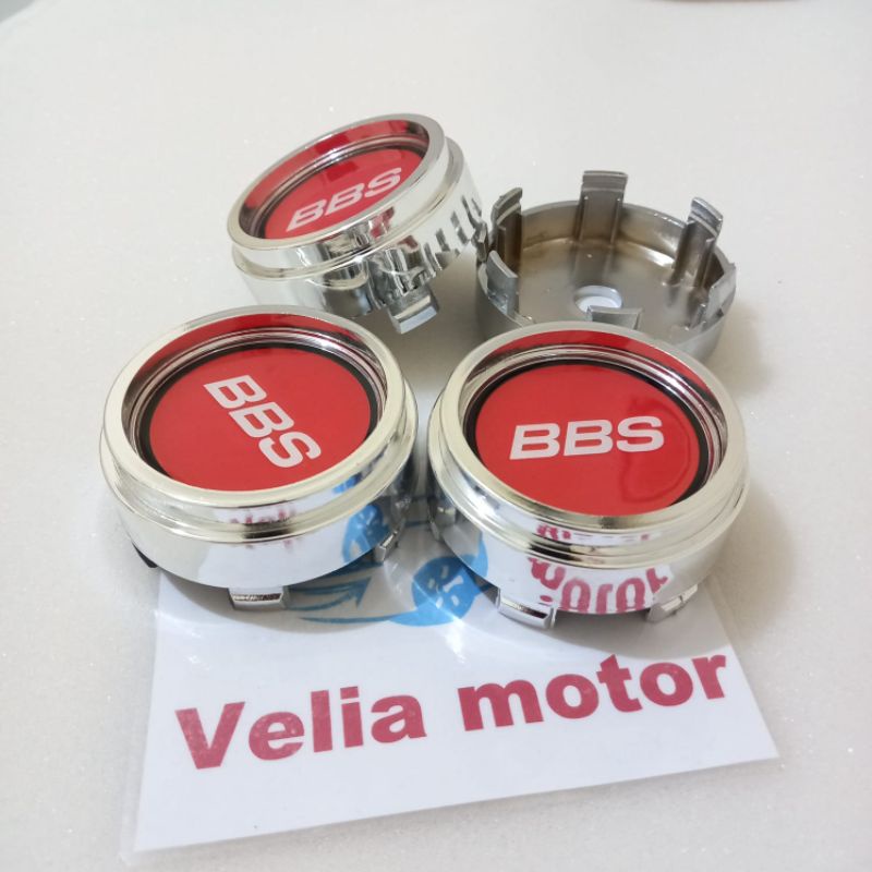 dop roda tutup velg racing silinder chrome bbs diameter 6.5 cm