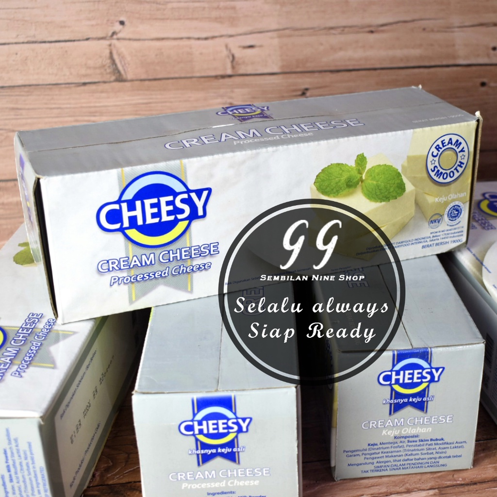 

Cheesy Cream Cheese 1,9 KG Keju Krim 1900 GRAM Chesy Chessy Chesee