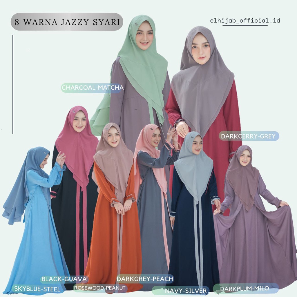 GAMIS JAZZY SYAR'I BY ELHIJAB