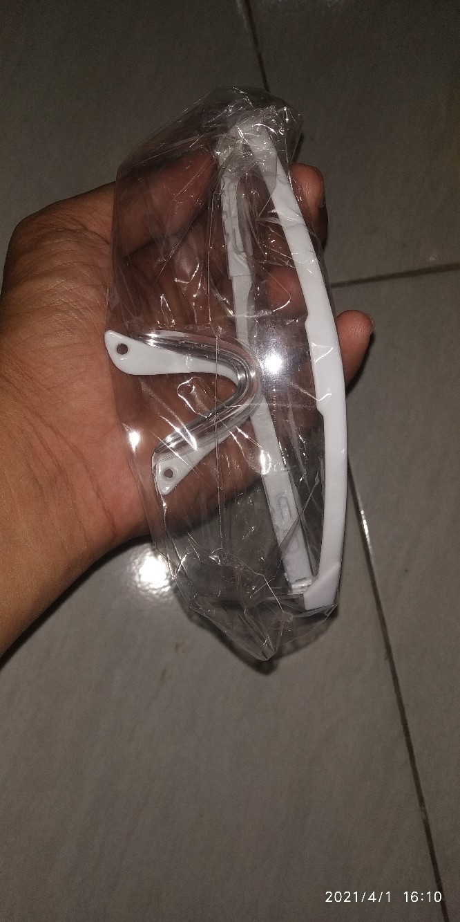 Kacamata Pelindung Mata / Safety Google Bening Putih