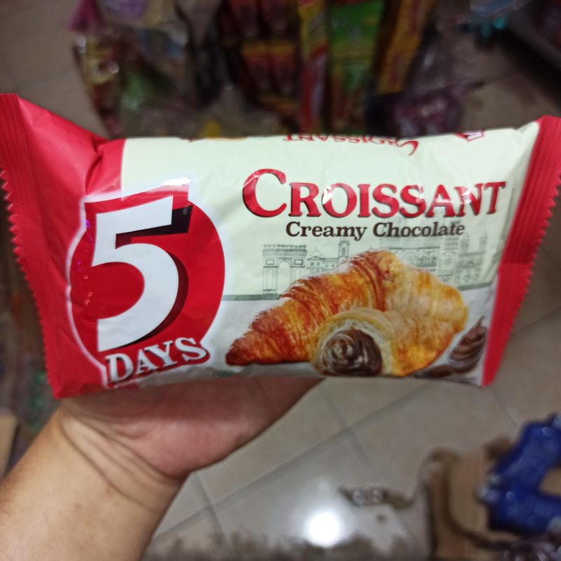 

Roti Croissant Isi Pasta Cokelat Creamy Chocolate 60 Gram