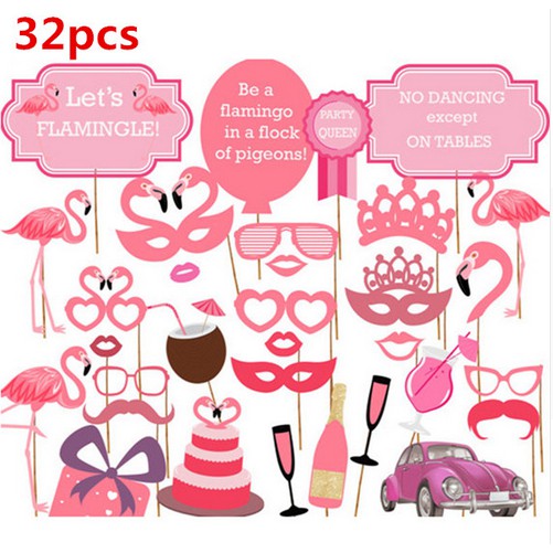 FUN PROP THEME HAWAI FLAMINGO PINK