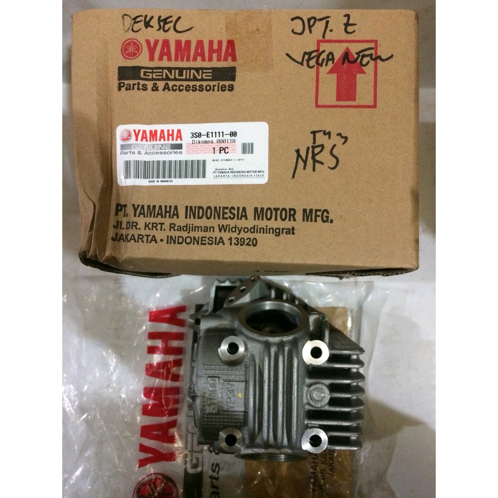 CYLINDER HEAD DEKSEL YAMAHA JUPITER Z VEGA R NEW ORIGINAL