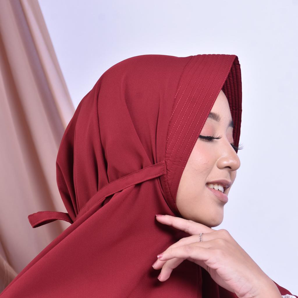 AISYAH BERGO - kerudung murah / bergo murah / bergo jumbo / jilbab instan / khimar murah