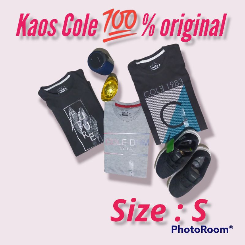 kaos Cole 100% brand matahari