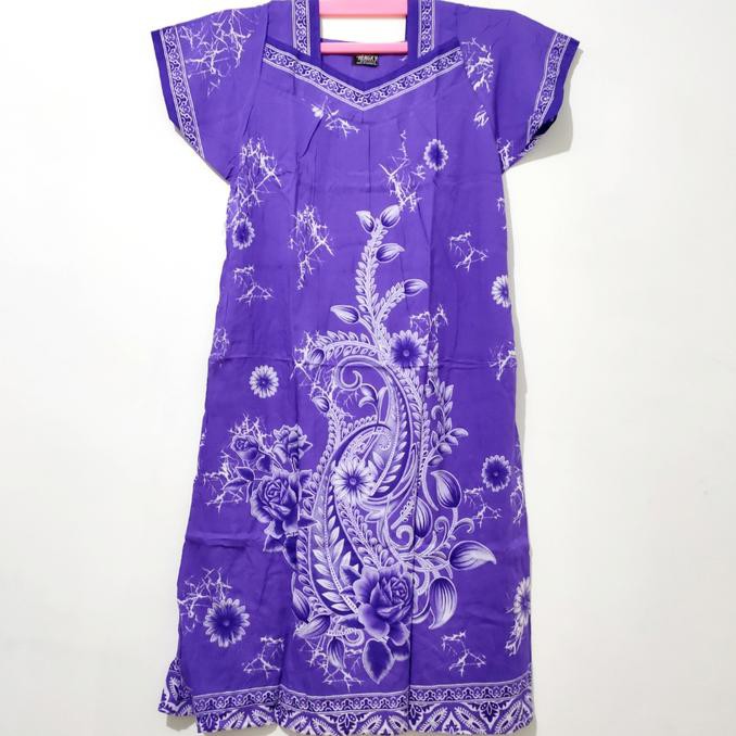 Murah Daster Batik Hengky - Sikak Akasia - Murah Harga Distributor - Ungu Best Seller