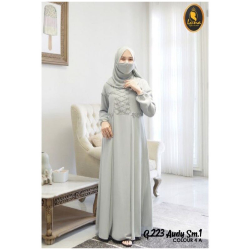 gamis audy luna hijab original