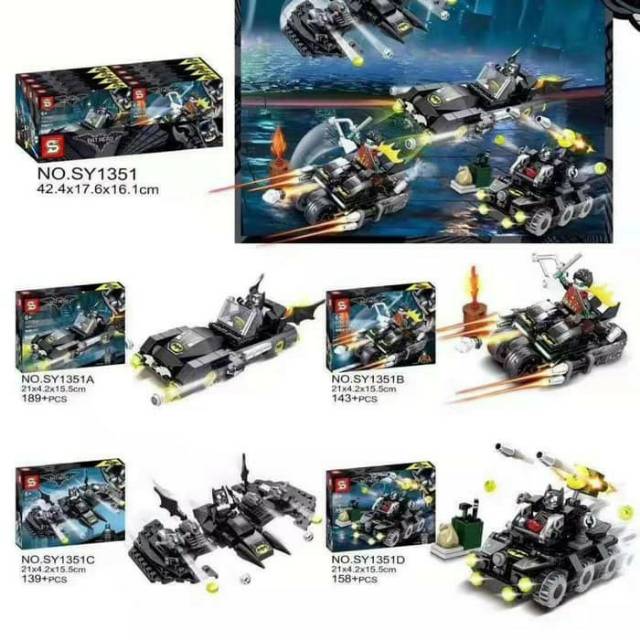 WT-3058 Brick SY 1351 Lego Batman Bat Hero Minifigure Super Hero  SY1351