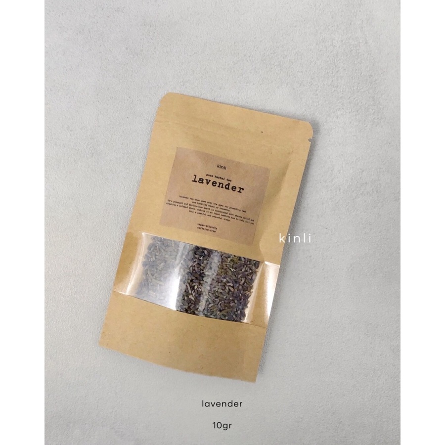 lavender tea herbal tisane dried flower teh bunga herbal 10gr