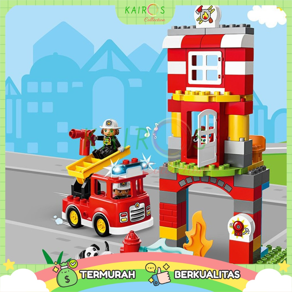 LEGO DUPLO Town Fire Station Building Bricks Set 10903