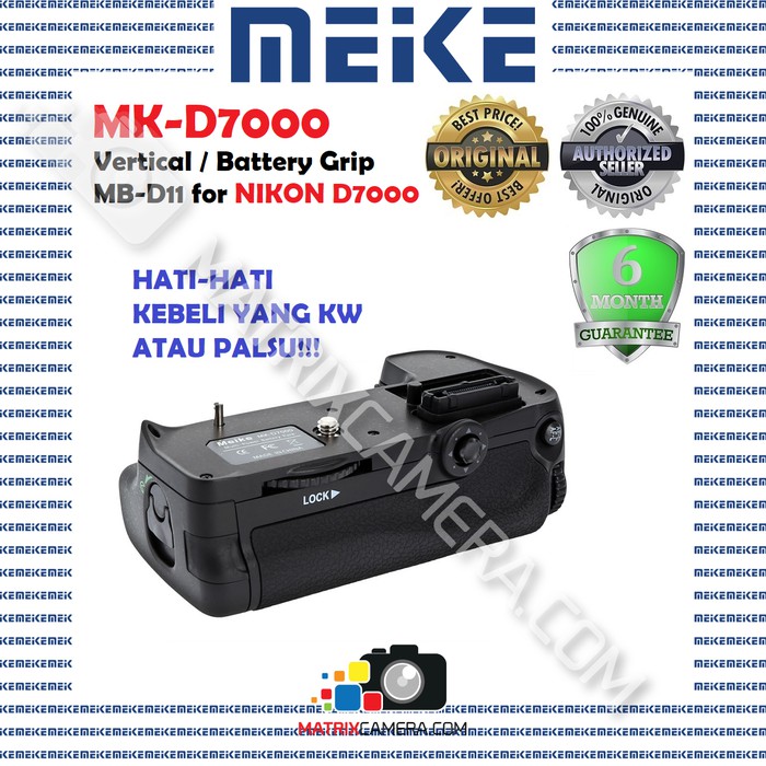 Vertical/Battery Grip Meike MK-D7100 MB-D15 for Nikon D7100/D7200