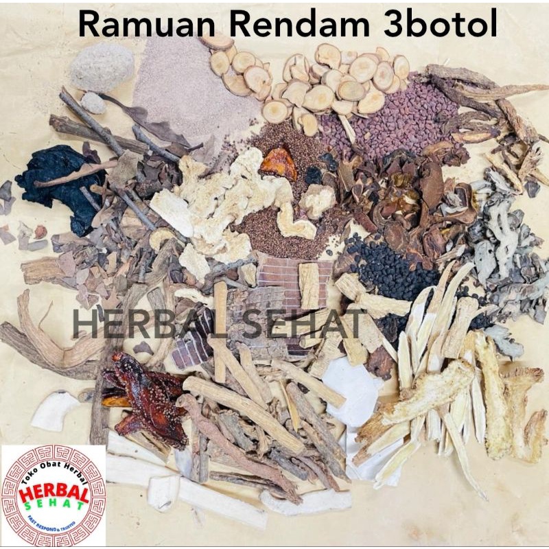 Ramuan Ginseng Rendaman Arak 24 Macam / Amiau / Ramuan Herbal