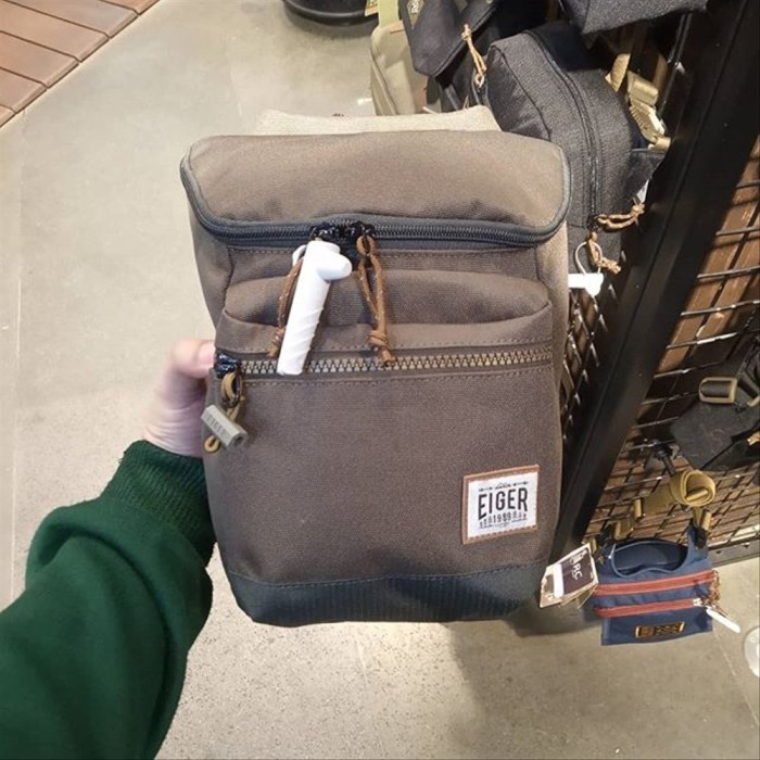 Tas Selempang Eiger Wayfarer Pouch 3L Bag Abu Grey 91000 4355 Original