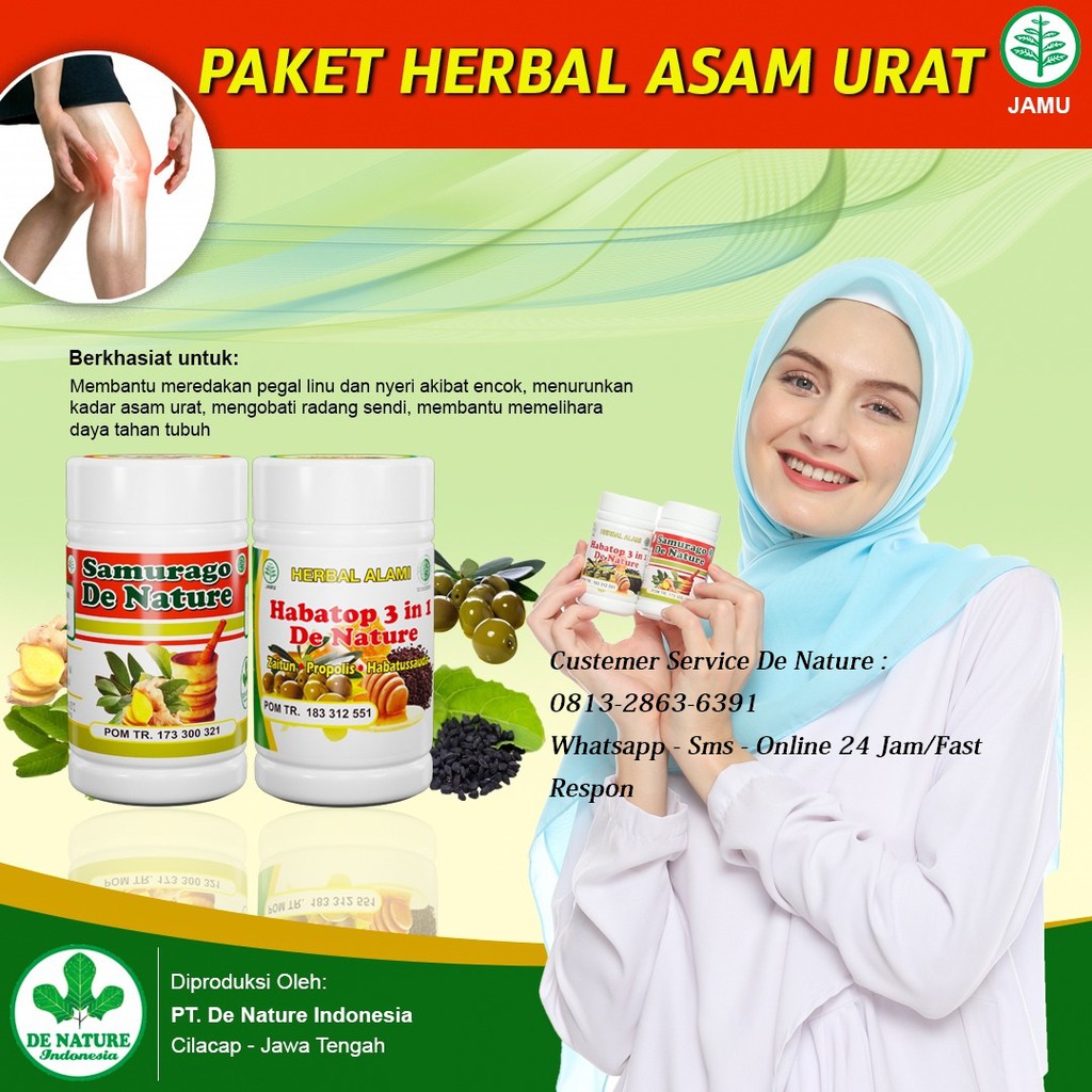 OBAT REMATIK PERSENDIAN ASAM URAT ENCOK SAMURAGO RHEUMASTOP HABATOP 3IN1 ORIGINAL