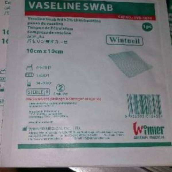 More Info Here- Vaseline swab/persamaan supratul