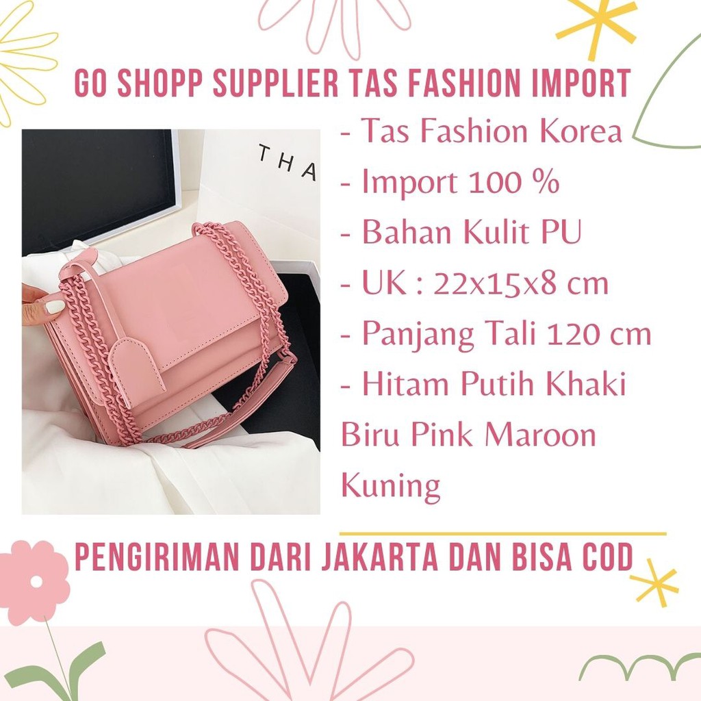 Tas Selempang Wanita Terbaru Import Bahan Kulit PU Premium - Tas Fashion Wanita Terbaru [SL50]