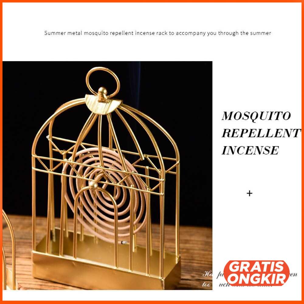 Tempat Obat Nyamuk Nordic Birdcage Mosquito Repellent Rack tK01